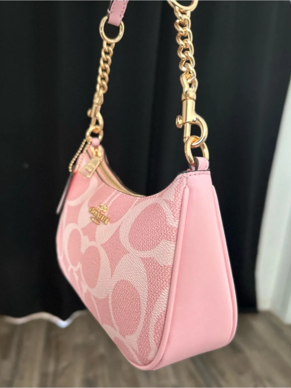 NWOT Coach Teri 2025 Shoulder Bag in Powder Pink. - Picture 6 of 8